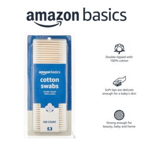 Amazon Basics Cotton Swabs 500 Count Personal Hygiene Review