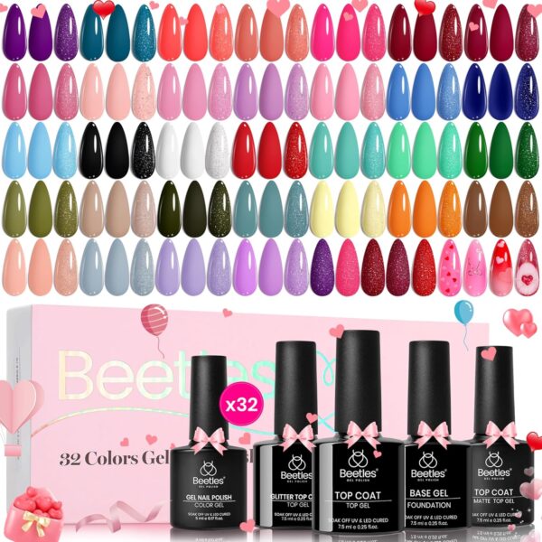 Beetles 36-Piece Summer Gel Nail Polish Set