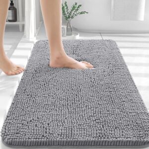 OLANLY Chenille Bath Rug