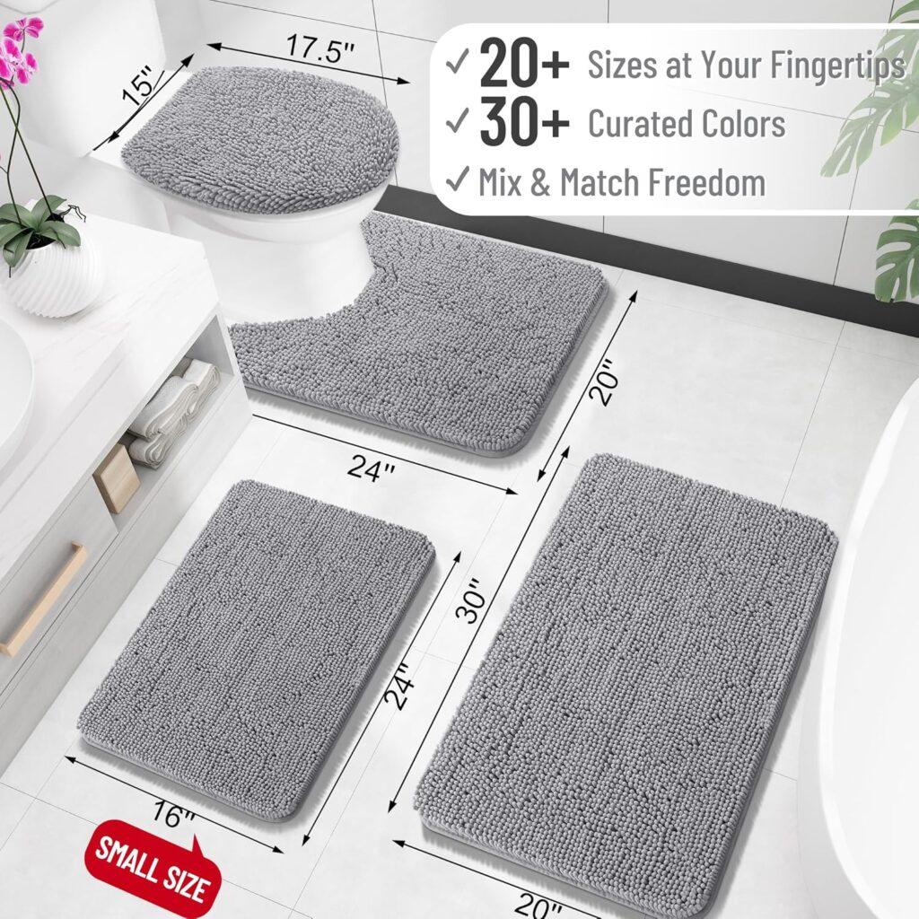 OLANLY Chenille Bath Rug Review
